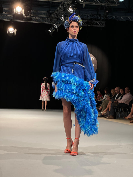 Fantasia cielo y plumas en un diseño moderno y fresco